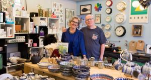 Tom Keane and Claire Graham, owners of The Old Mill Stores in Connonagh Village, Co Cork –  winners of the Best Craft/Gift Shop category. Photograph: Emma Jervis