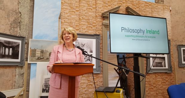 ‘Philosophy is a powerful preparation for the journey upon which young people will embark’, Sabina Higgins told the launch of Philosophy Ireland at City Assembly House, South William Street, Dublin.
