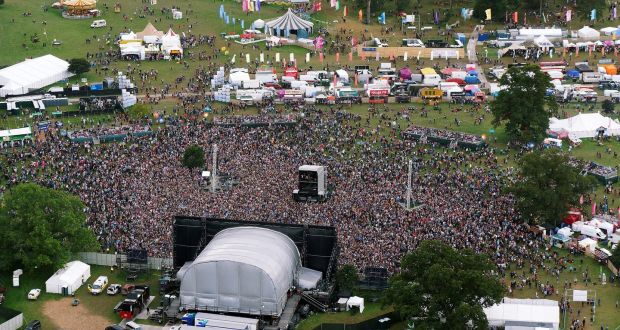 Stradbally fields forever: an aerial view of the Electric Picnic. Photograph: Sky Tec Ireland