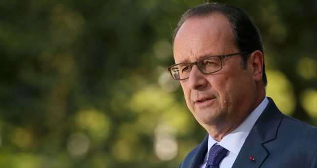 French president François Hollande will likely face a threat from former president Nicolas Sarkozy. Photograph: Charles Platiau/Reuters