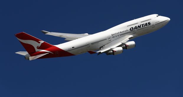 Sharing profits: In Australia, Qantas employees got €2,020 each. Photograph: Getty Images
