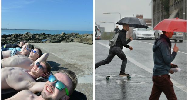 A tale of two summers: Ireland enjoyed some exceptionally hot days but in general it was wetter and duller than average. Photograph: The Irish Times 