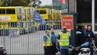 Dublin Bus workers commenced the first of their 48-hour stoppages in Dublin on Thursday. Photograph: Alan Betson/The Irish Times