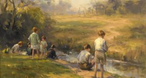 Boys Fishing by Frank McKelvey (€5,000-€7,000)