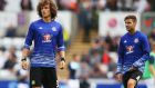 David Luiz: Brazil international rejoined Chelsea on transfer deadline day for an initial €40 million from Paris Saint-Germain. Photograph:  Alex Livesey/Getty Images