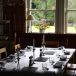 The communal dining room at the Tyrone Guthrie Centre in Annaghmakerrig, Co Monaghan