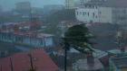 The high winds of Hurricane Matthew roar over Baracoa, Cuba, Tuesday, October 4th, 2016. Photograph: Ramon Espinosa/AP