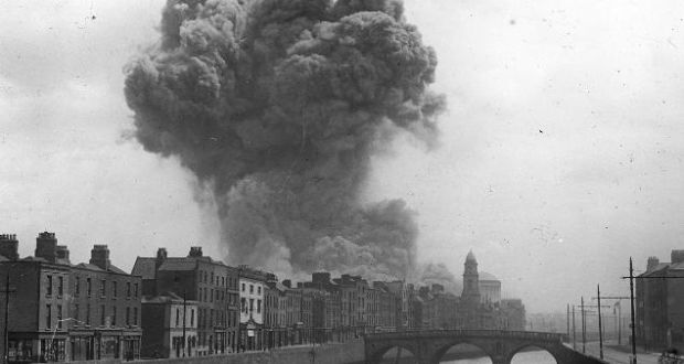 “On June 30th, 1922, the Civil War combatants destroyed a thousand years of documents, tracing the history of Ireland and its people, in one huge, cataclysmic explosion.”