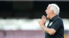 Mick Cooke: steered Bray away from relegation trouble last season before winning a new contract until the end of next season. Photograph: Gary Carr/Inpho