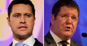 Ukip MEPs  Steven Woolfe (left) and Mike Hookem. In an interview with BBC Radio Humberside, Mr Hookem “categorically” denied throwing any punches at Mr Woolfe and insisted he was not responsible for his injuries. Photograph: PA Wire 