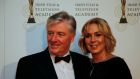 Pat and Kathy Kenny arriving at the Irish Film and Television Academy awards (Iftas), being held at the DoubleTree by  Hilton Hotel in Dublin. Photograph: Nick Bradshaw