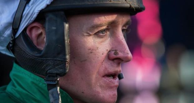 Barry Geraghty made a winning return to action at Galway on Tuesday, partnering All The Answers to victory. Photograph: Inpho