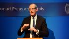 Minister for Housing Simon Coveney was blue in the face fending off criticism that his budget was a one-trick pony . Photograph: Dara Mac Dónaill/The Irish Times