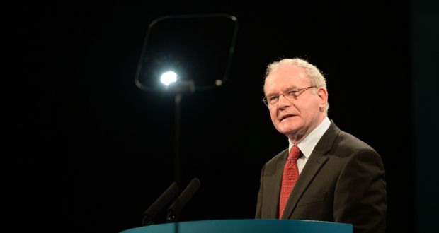  Martin McGuinness: “Brexit means disaster for the people of Ireland.” Photograph: Dara Mac Dónaill 