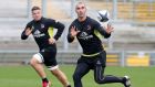 Ulster’s Ruan Pienaar during the Captains run ahead of Ulster’s European Rugby Champions Cup game against Exeter Chiefs at the Kingspan Stadium in Belfast. Photograph: Inpho