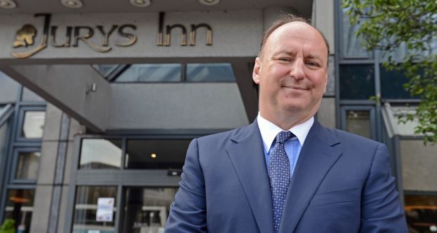 John Brennan, chief executive of Amaris Hospitality, which owns Jurys Inn:  the Irish hotel market continues to perform strongly in 2016. Photograph: Eric Luke 
