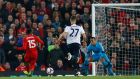 Daniel Sturridge scored twice as Liverpool beat Spurs at Anfield. Photograph: Reuters