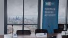 City of London seen through the window of the European Banking Authority: it is set to move elsewhere in Europe after Brexit
