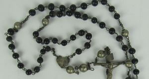 A rare set of late 18th-century “Galway” rosary beads: to go under the hammer  next week, estimated at €400-€600