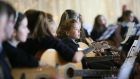 Children taking part in a Music Generation event earlier this year. Photograph: Brian Farrell