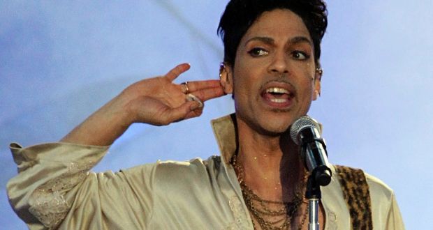 US musician Prince performs at the Hop Farm Festival near Paddock Wood, southern England. File photograph: Olivia Harris/Reuters