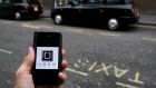Disruption: A court in London recently rejected the claim that Uber in London was “a mosaic of 30,000 small businesses”. Photograph: Toby Melville/Reuters