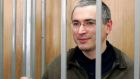 Former Russian oligarch Mikhail Khodorkovsky. Photograph: Alexander Natruskin/Reuters