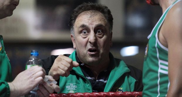 Ireland coach Zaur Antia intends to become more involved in coaching the women boxers. Photograph: Cathal Noonan/Inpho