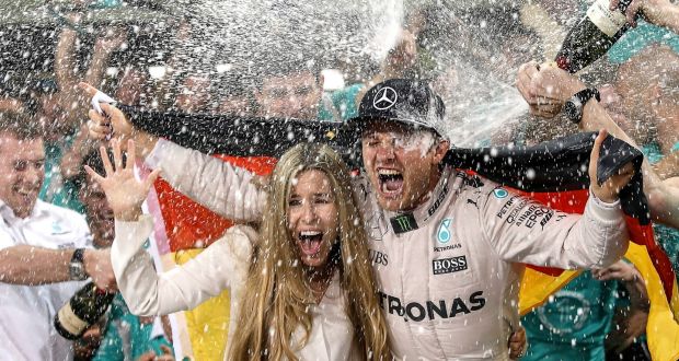 Quiet Nico Rosberg rose to top and bowed in of an eye
