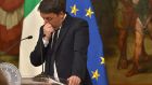 Italy's Prime Minister Matteo Renzi announces his resignation during a press conference at the Palazzo Chigi following the results of the vote for a referendum on constitutional reforms, on December 4, 2016 in Rome. "My experience of government finishes here," Renzi told a press conference after the No campaign won what he described as an "extraordinarily clear" victory in the referendum on which he had staked his future. / AFP PHOTO / Andreas SOLAROANDREAS SOLARO/AFP/Getty Images