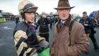 David Mullins with trainer Willie Mullins Photograph: ©INPHO/Morgan Treacy