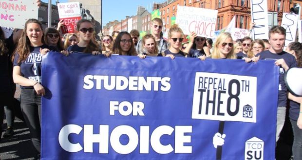 Photograph: Courtesy of The College View/Repeal the 8th
