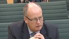 PSNI chief constable George Hamilton gives evidence to Commons Northern Ireland Committee on the future of the land border, at Portcullis House in London. PRESS ASSOCIATION Photo. Picture date: Tuesday December 13, 2016. See PA story ULSTER Brexit. Photo credit should read: PA/PA Wire 
