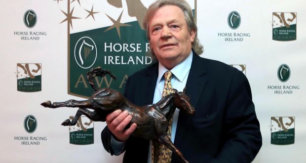 Mouse Morris who picked up the Outstanding Achievement Award at the 2016 Horse Racing Ireland Awards. Photograph: Donall Farmer/Inpho 
