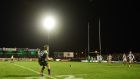 Connacht’s Jack Carty watches his match-winning conversion against Wasps at the Sportsground, Galway. Photograph:  Matt Browne/Sportsfile via Getty Images
