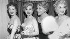 The Gabors, from left: Magda, Eva, mother Jolie  and Zsa Zsa smile at the Last Frontier Hotel and Casino in Las Vegas, Nevada, US,  December 28th, 1953.  Photograph: EPA/Las Vegas News Bureau