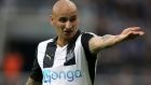 Jonjo Shelvey has been handed a five-match ban ban and a £100,000 fine after being found guilty of using insulting words and language towards an opponent, the Football Association has announced. Photo: Richard Sellers/PA Wire