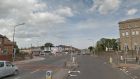 On Christmas Day, a motorcyclist was killed in a crash in Dublin. The motorcycle he was riding hit metal railings on a traffic island on the Crumlin Road near its junction with Sundrive Road. File photograph: Google Street View