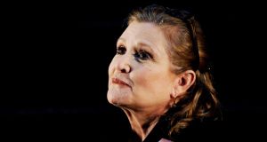 Actor Carrie Fisher, who rose to fame as Princess Leia in the original Star Wars films, has died. File photograph: Tracey Near/EPA