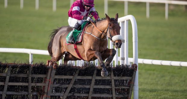Bryan Cooper winning at Navan on Death Duty. The dual bumper winner made an impressive start to his career over jumps at Roscommon in October, and has since completed a hat-trick with successive wins at Navan. Photograph: INPHO/Morgan Treacy
