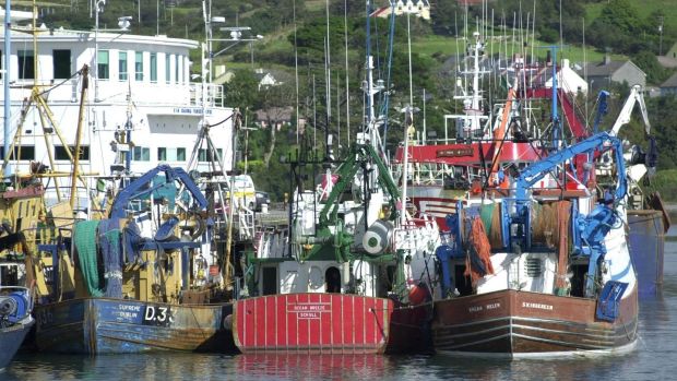 Fishing boats tied up at Castletownbere, Co Cork: “Brexit should be used as an opportunity to renegotiate the entire Common Fisheries Policy.”
