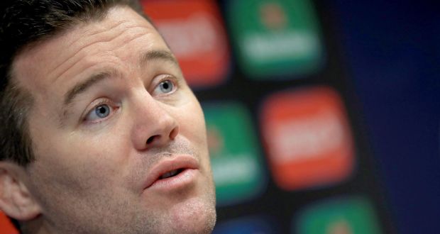 Leinster scrum coach John Fogarty: Montpellier  “is a huge, huge game”. Photograph: Donall Farmer/Inpho