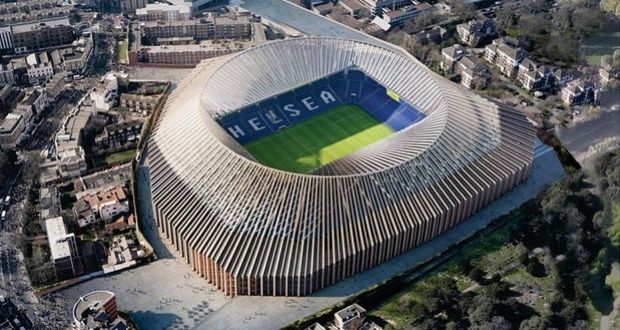 An artist’s impression of how the new £500m Stamford Bridge would look. Photograph: Herzog & De Meuron
