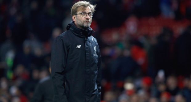 Jurgen Klopp: the Liverpool manager disclosed that Fifa had informed Liverpool they will review the Joël Matip  situation on Friday. Photograph: PA   