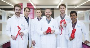 Dr Barry Doyle: front centre, with colleagues from the Vascular Engineering Laboratory at the University of Western Australia