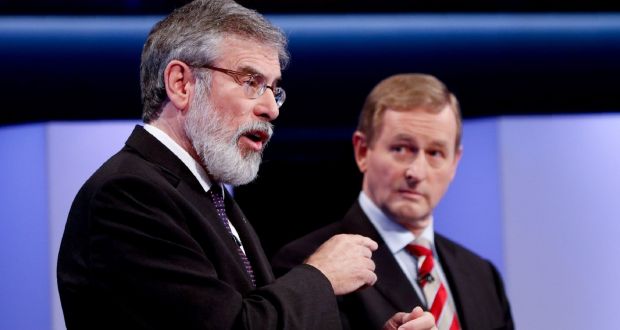 A future coalition between Fine Gael  and Sinn Féin is not impossible, Gerry Adams and Enda Kenny have  indicated.  File photograph: Maxwell/AFP/Getty Images