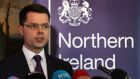Northern Secretary James Brokenshire has been accused of snubbing the Irish national anthem after he was absent for the playing of Amhrán na bhFiann at the McKenna Cup final. Photograph: Niall Carson/PA Wire.