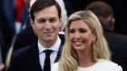 Ivanka Trump, with her husband Jared Kushner: Nordstrom   has removed her name from the list of brands available on its website.