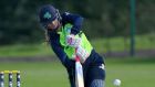 Gaby Lewis top-scored with 33 in Ireland Women’s World Cup qualifier against India in Colombo. Photograph:  Rowland White: Inpho/Presseye
