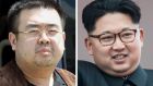 Kim Jong-nam, son of the late North Korean leader Kim Jong-il, and his half-brother, current North Korean leader Kim Jong-un. Photograph: AFP/Getty Images